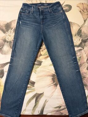Old Navy Women's Mid wash High-Rise Vintage Slim secret -smooth pockets